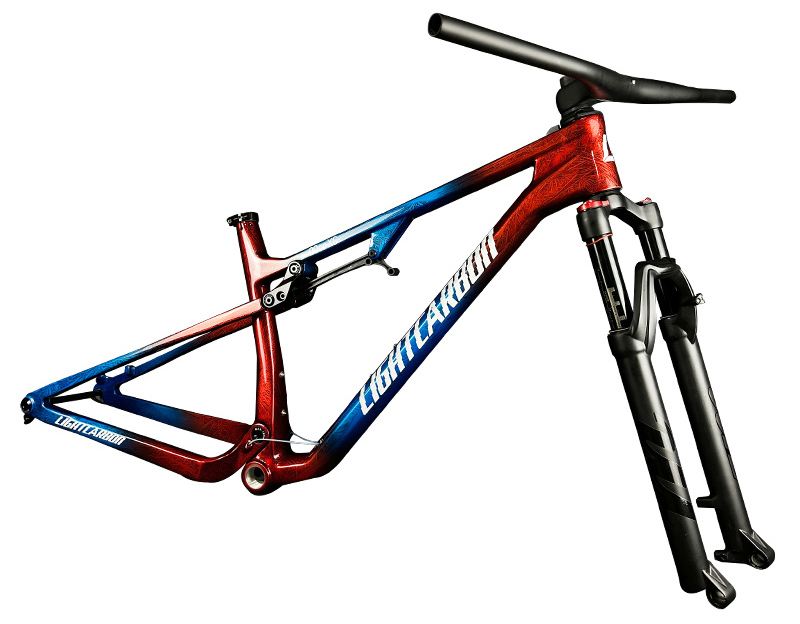 MTB carbon frame engineering detail