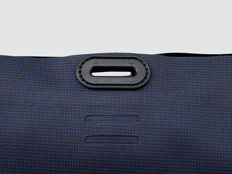 Off-Road Frame Bag Large with a pencil design, featuring waterproof fabric and a YKK™ zipper for secure storage of heavy gear.