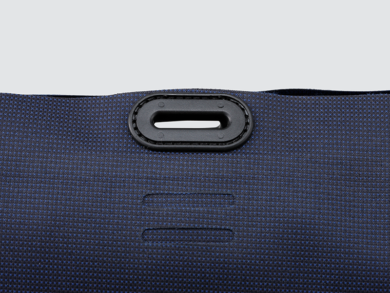 Off-Road Frame Bag Small designed in a pencil style to hold heavy equipment securely, featuring waterproof fabric, strong YKK™ zipper, and cable/hydration port for convenience.