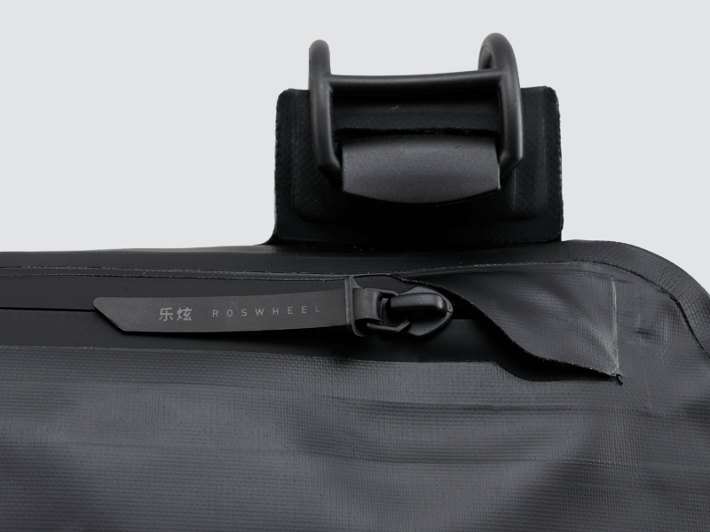 Road Frame Bag - Medium designed for weight distribution and easy access to items, featuring 'Fast-Fix' straps, large reflective areas, and lightweight durable construction.